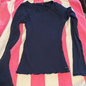 Abercrombie & Fitch navy blue long sleeved top $8 or free gift with bundle 2+